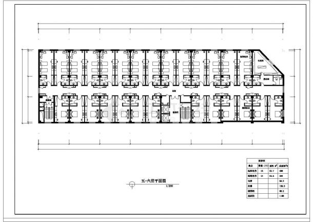 安徽省界首市某地高档宾馆cad设计施工图纸-图二