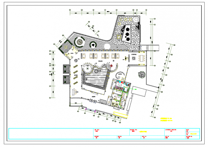 广东生态茶室给排水施工图CAD图纸_图1