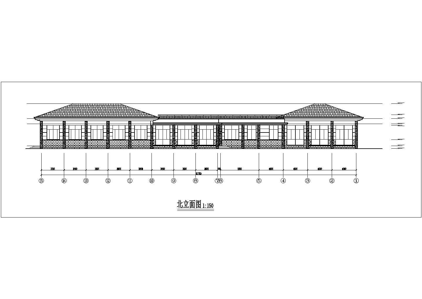 河南省濮阳市某工厂高级食堂cad全套设计方案图纸