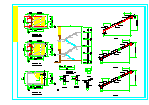 某三层现代别墅框架结构施工全套CAD参考图-图二