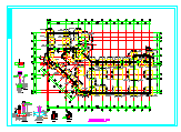 四层砼框架办公楼结构设计CAD图-图二