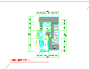 某别墅户型建筑方案设计cad施工图含效果图-图一