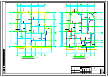 详尽的高档别墅建筑结构设计CAD施工图-图一