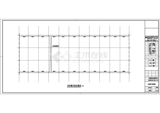 某地区阀门产业园厂区门式钢架结构建筑设计施工CAD图纸-图一