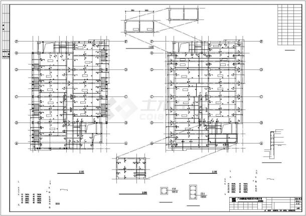 某地区工厂钢结构车间建筑设计施工CAD图纸-图二