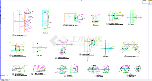 某地钢结构车间节点详图CAD图纸-图一