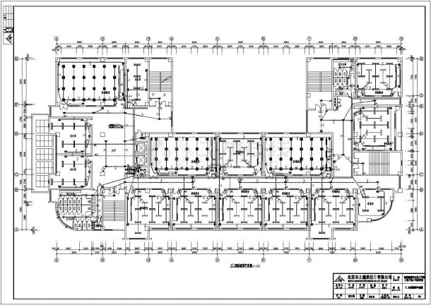 陕西某13483㎡地上六层大学大专院校教学楼电气设计cad全套施工图纸（高28.5米）（含设计说明，含消防设计，含计算书）-图二