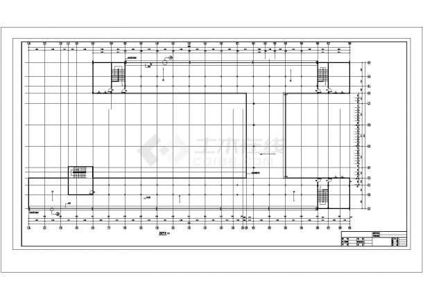 6547.43㎡四层框架综合教学楼工程预算书（工程量计算、CAD图纸）-图二