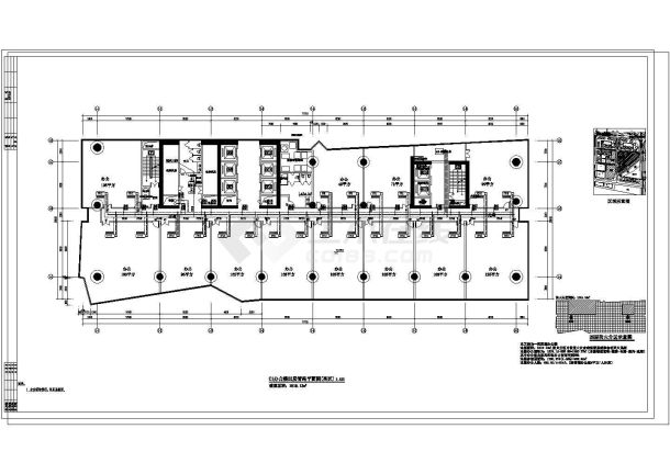 【广东】超高层办公楼暖通空调及通风排烟系统设计施工CAD图纸-图二