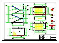 8度区四层框架结构职工食堂结构设计施工图-图一