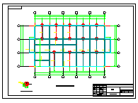 8度区四层框架结构职工食堂结构设计施工图-图二