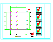[河北]单层框架结构厂房结构设计施工图-图一