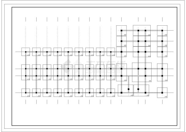 某6层框架综合教学楼结构设计图（含设计说明）-图二