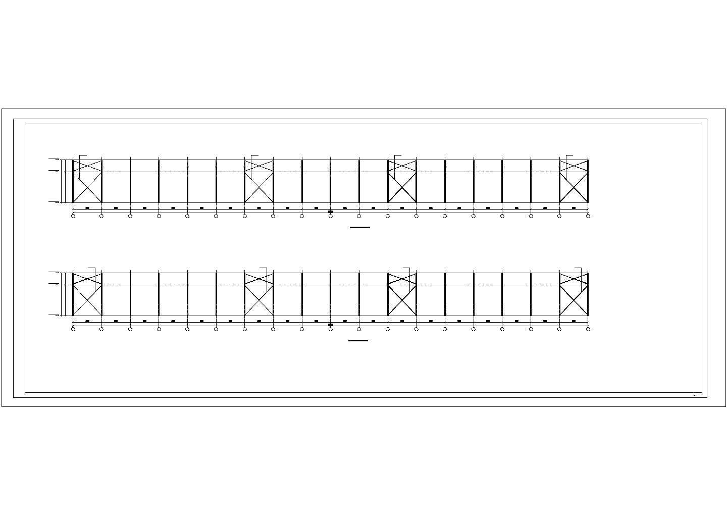 达州市某皮革厂18x108米的钢结构加工车间全套结构设计CAD图纸