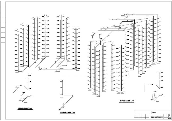 -1+23层偏L型大厦单身公寓楼给排水施工图（ 说明）_图1