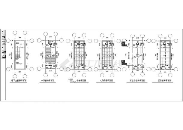 西峡县某23层框剪公寓结构设计图（含各层楼梯平面图，设计说明，施工图）-图一