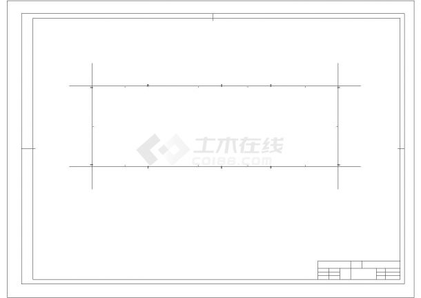 某5836平方米六层现浇钢筋混凝土框架结构中学教学楼建筑结构全套施工cad图纸（含设计说明）-图一