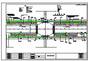 某道路市政工程绿化平面设计cad图纸_图1