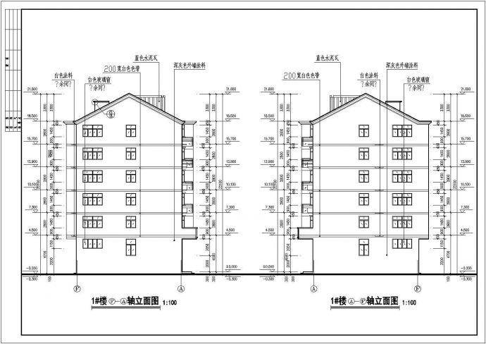 高层公寓住宅建筑施工CAD图_图1