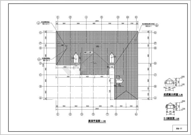 [河北]某地2层砌体结构别墅结构施工设计cad图（含建筑图）-图一