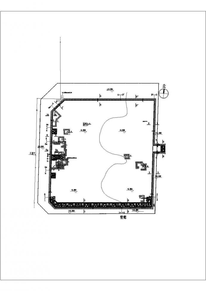 某地大型地下车库工程--基坑围护设计_图1