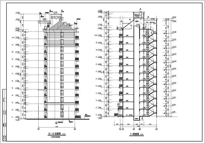 地豪园小区住宅楼建筑规划CAD参考图_图1