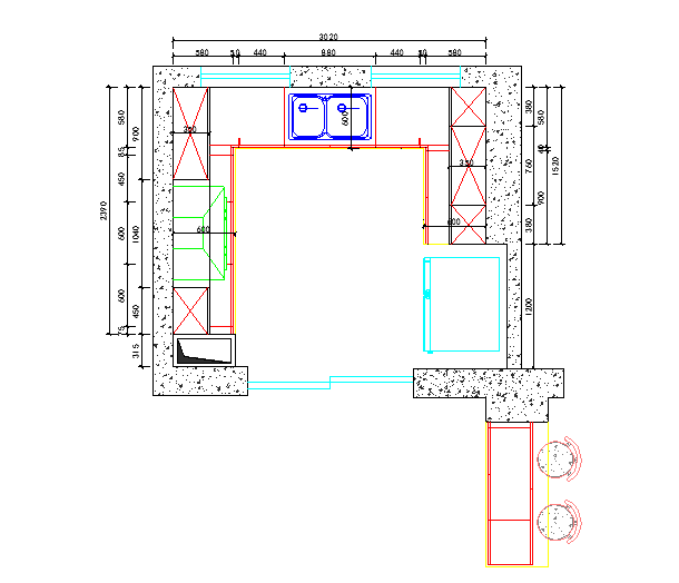 某大华西溪别墅小区CAD方案构造全套设计图_图1