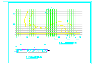 某花架、景门园路铺装cad设计施工图-图一