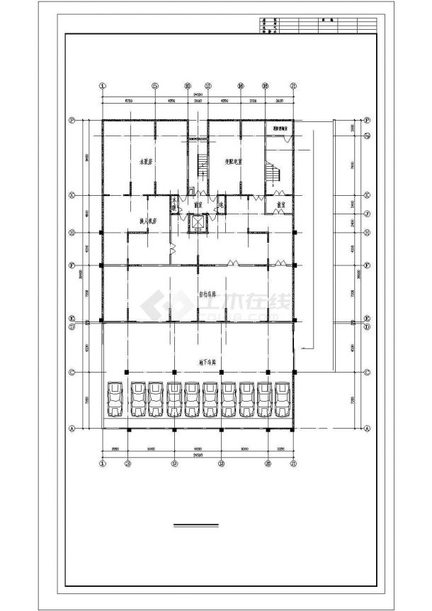重庆某小高层住宅楼建筑方案图纸（知名设计院设计）-图二