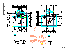 两层别墅结构设计CAD施工图(新)-图一