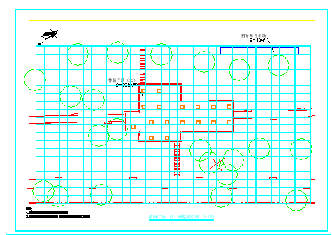 某广场平面图、铺装、树池设计cad详图-图二