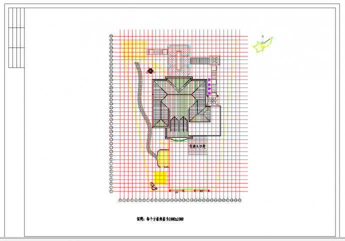 某地巴中某别墅庭院景观设计施工图CAD图纸_图1