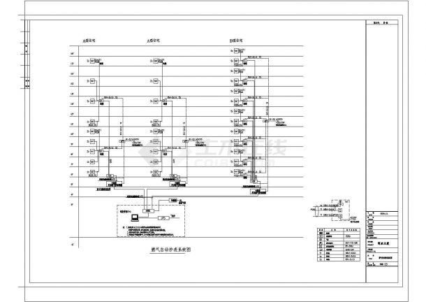 某弱电CAD大样完整电气设计系统图-图二