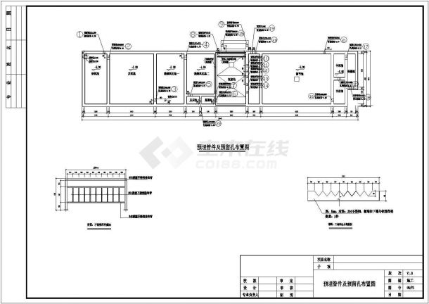 海南果汁加工厂污水处理站设计全套施工cad图-图二