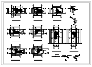 某框架结构商店结构CAD施工图-图一