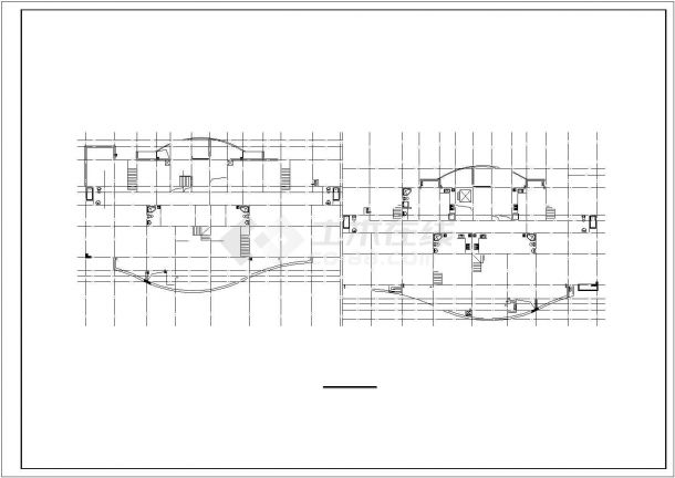 唐山小区高层住宅底商私人住宅楼设计CAD详细建筑施工图-图二