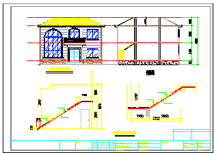 某两层别墅全套设计cad施工图_图1