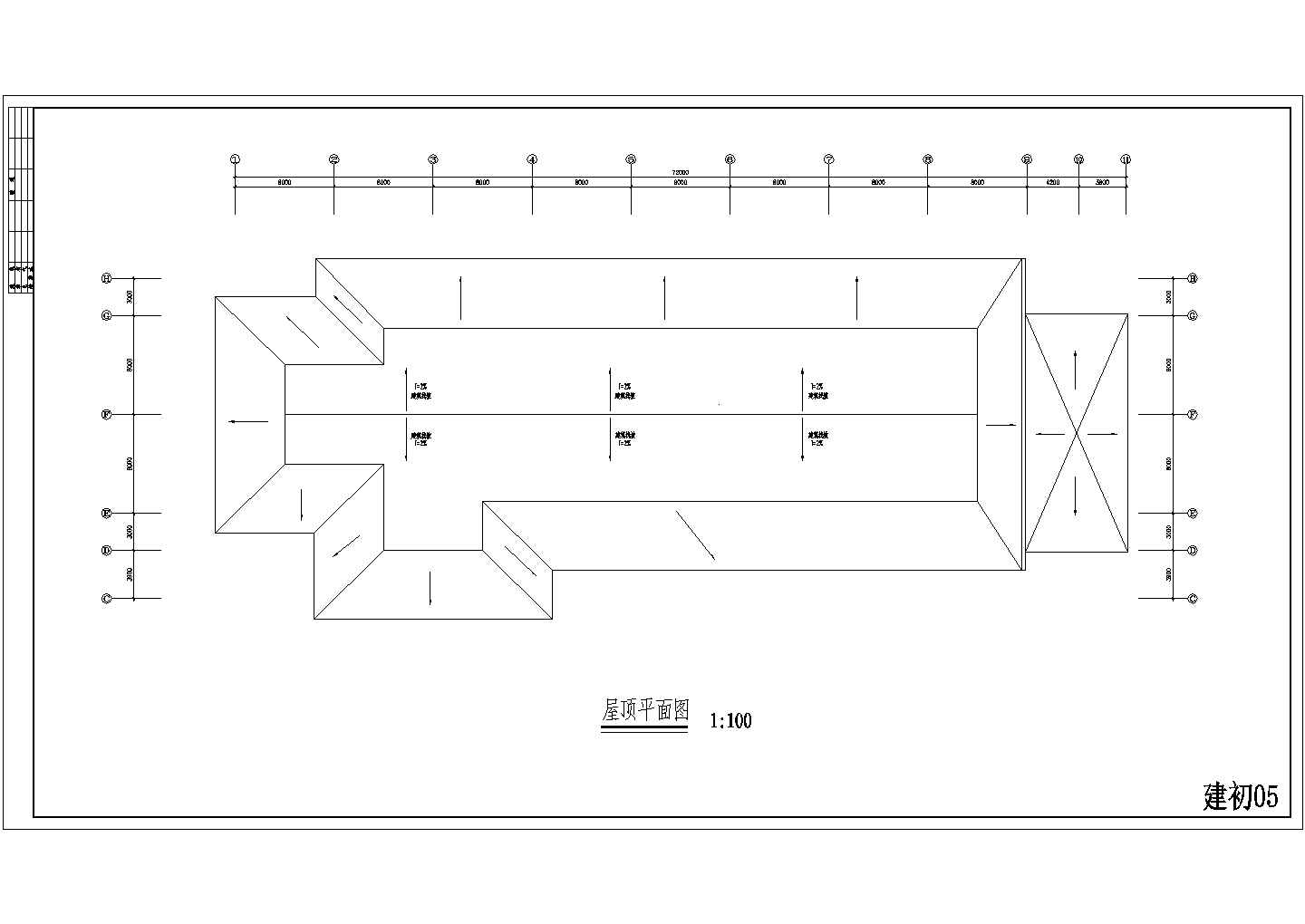 某餐饮娱乐城CAD建筑构造设计方案图