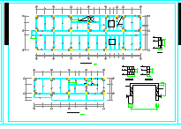 山东某房地产公司框架结构综合楼CAD结构施工图-图二