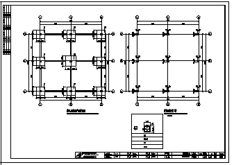 某单层框架结构隧道变电所结施cad图_隧道变电所施工-图二