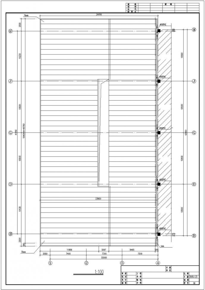 苏州市蠡口地区某大型家具展览中心钢结构展厅结构设计CAD图纸_图1