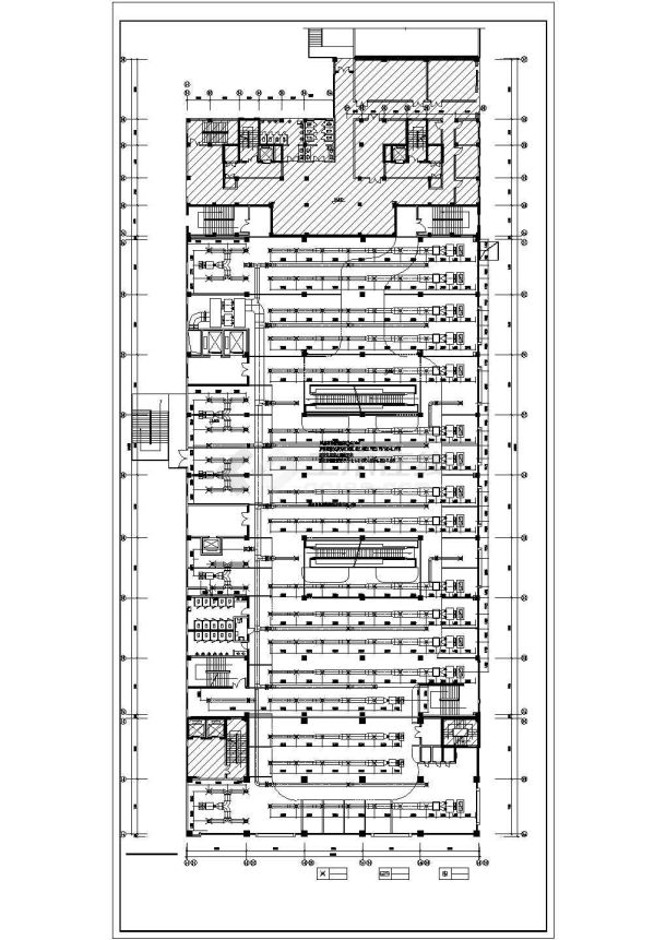 [江苏]多层商业广场空调通风系统设计施工图-图一