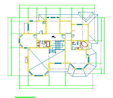 某两层自建房建筑cad设计图含效果图-图二