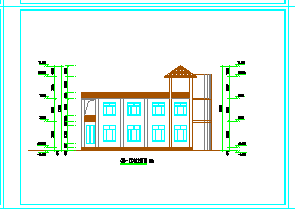 某地两层自建房建筑cad设计施工图-图一