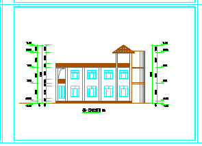 某地两层自建房建筑cad设计施工图_图1