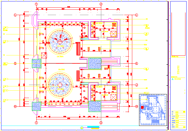某中式小餐厅CAD节点平立剖面施工图