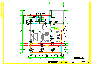 某二层民居楼建筑设计cad施工图带效果图-图二