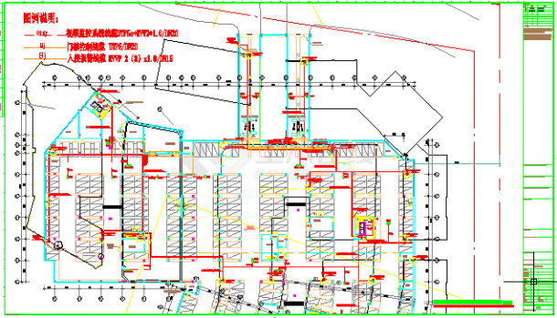 某地下车库安全防范CAD设计完整全套平面图-图一