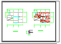某农村二层自建房建筑结构cad图纸含效果图_图1