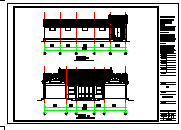 某四合院建筑方案设计CAD图-图二